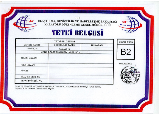 Yetki Belgesi